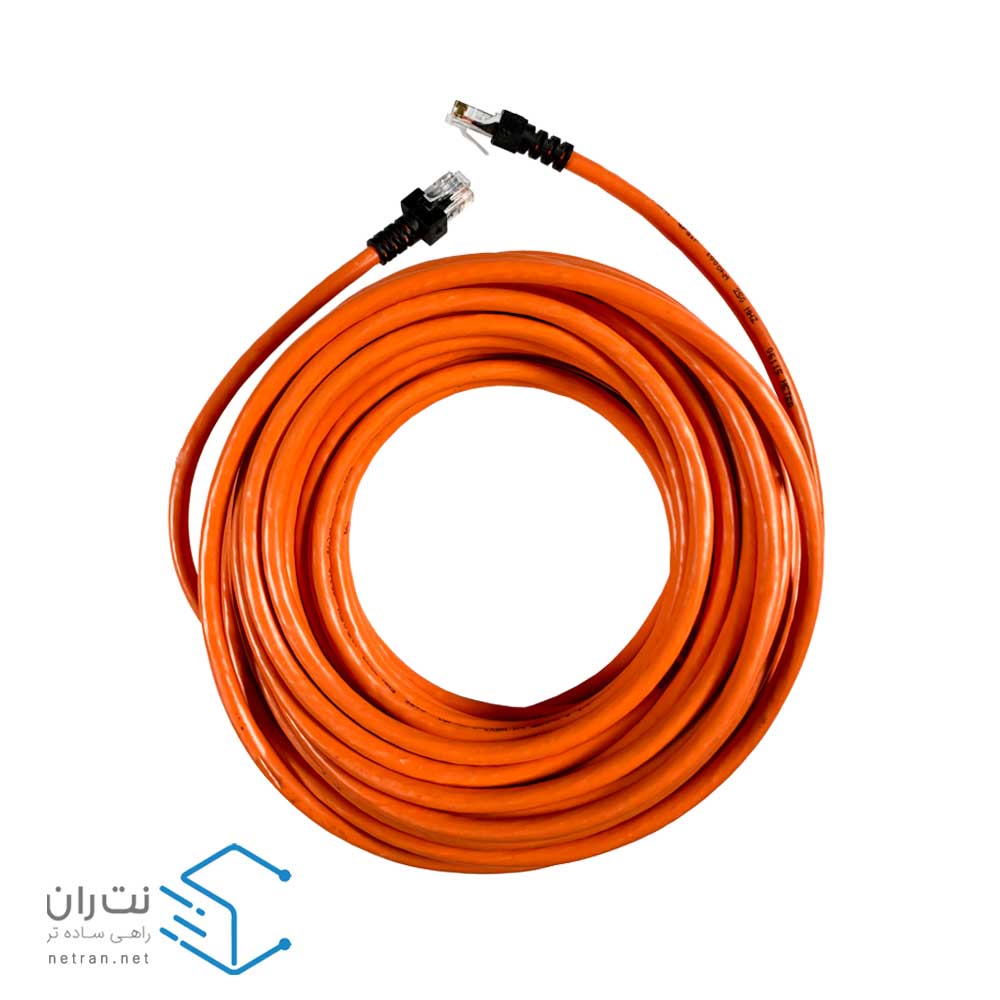 پچ کورد نگزنس (کابل لن) Cat6 UTP روکش PVC نارنجی 15 متری-1